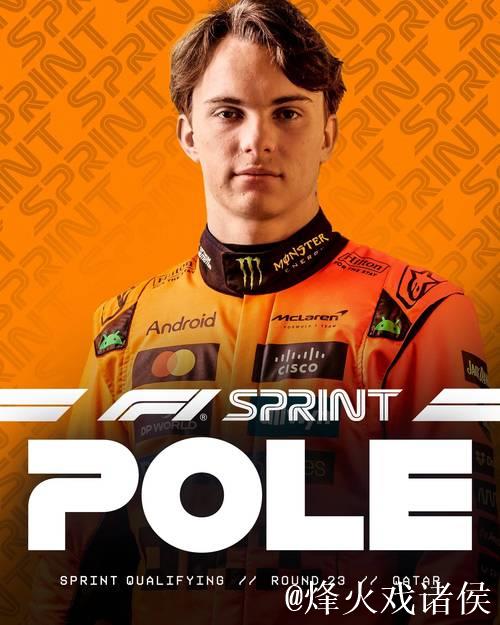 F1比利时站冲刺赛排位:皮亚斯特里摘得杆位,维斯塔潘紧随其后 F1比利时站冲刺赛排位:皮亚斯特里摘得杆位,维斯塔潘紧随其后